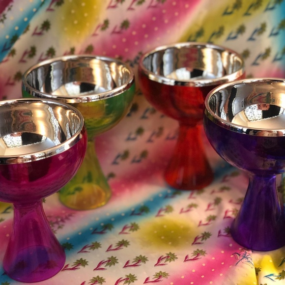 Rare Vintage Neon Space-age goblets - Picture 6 of 7